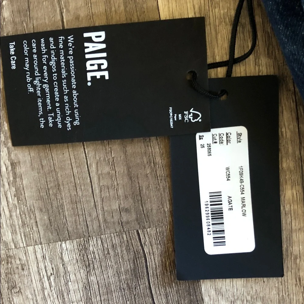 Paige Marlow High Rise Flare Jeans 25 NEW - Picture 5 of 11